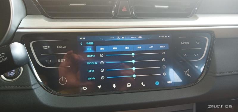 吉利帝豪均衡器怎麼調成重低音